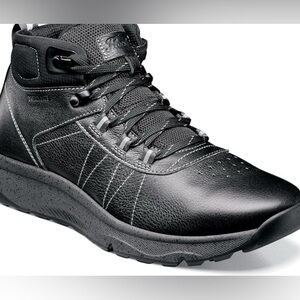 Florsheim Tread Lite Plain Toe Hiker Boots In Black Leather Men’s Size 12M